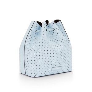 Rebecca Minkoff Star Perforated Bucket Bag in Blue